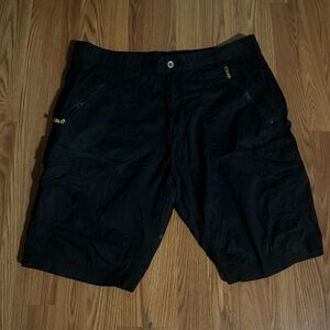 Sean John Vintage Y2k Hip- Hop Men's Black Cargo Shorts Size 40 Streetwear Retro